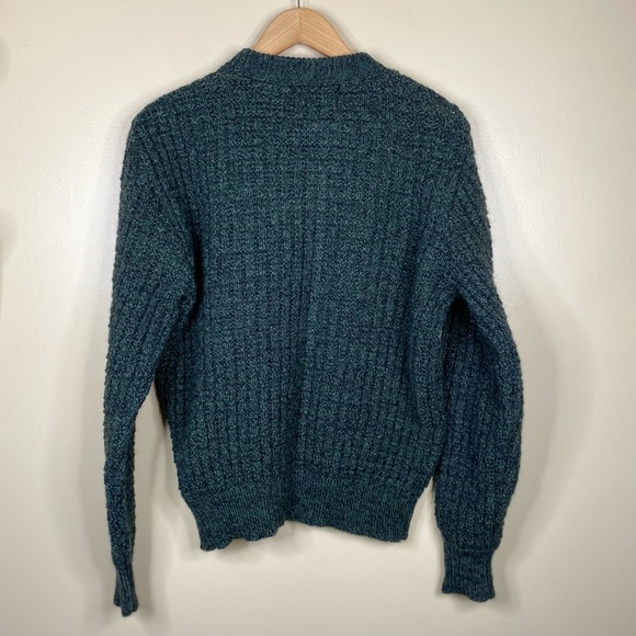 Vintage American Eagle Green Wool Sweater Womens Size Medium - Picture 5 of 8
